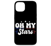 Oh My Stars Cute Patriotic 4th of July Design Carcasa para iPhone 13