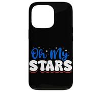 Oh My Stars Cute Patriotic 4th of July Design Carcasa para iPhone 13 Pro