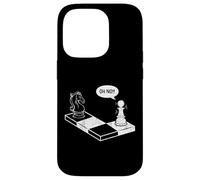 Oh No Knight To Pawn, Divertido Jugador de ajedrez, Amante de los Juegos de Mesa Carcasa para iPhone 14 Pro
