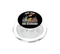 Oh No The Economy La Extinción del Meteorito Dinosaurio PopSockets PopGrip para MagSafe