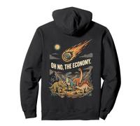 Oh No The Economy La Extinción del Meteorito Dinosaurio Sudadera con Capucha