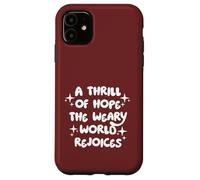 Oh Noche Santa Navidad Nace una Estrella Jesús Belén Rey Carcasa para iPhone 11