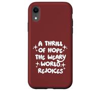 Oh Noche Santa Navidad Nace una Estrella Jesús Belén Rey Carcasa para iPhone XR