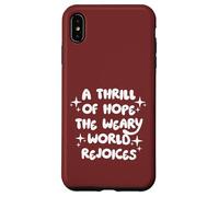 Oh Noche Santa Navidad Nace una Estrella Jesús Belén Rey Carcasa para iPhone XS MAX