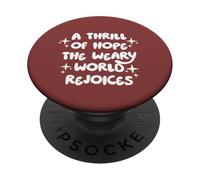 Oh Noche Santa Navidad Nace una Estrella Jesús Belén Rey PopSockets PopGrip Adhesivo