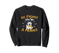 Oh pigmeo Eres una Amenaza Cabra Divertida para los criadores de Cabras Sudadera