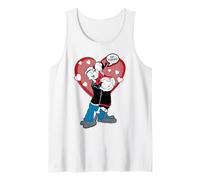 Oh Popeye The Sailor Man Olive OYL Love Día de San Valentín Camiseta sin Mangas