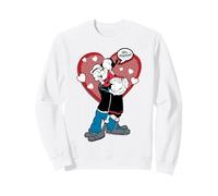 Oh Popeye The Sailor Man Olive OYL Love Día de San Valentín Sudadera