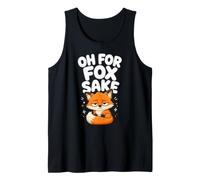 Oh por Zorro Dios Cómico Zorro Gruñón Juego De Palabras Camiseta sin Mangas