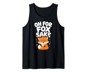 Oh por Zorro Dios Cómico Zorro Gruñón Juego De Palabras Camiseta sin Mangas