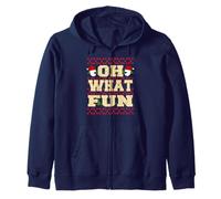 Oh Qué Diversión Estilo Pixelado Retro Festivo Sudadera con Capucha
