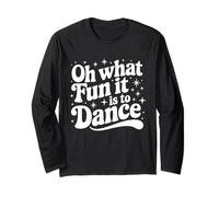 Oh Qué Divertido es Bailar mamá Navidad Vacaciones Bailando Manga Larga