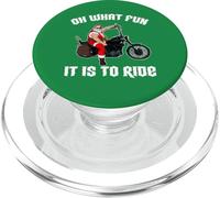 Oh Qué Divertido es Montar a Papá Noel Fresco en una Motocicleta PopSockets PopGrip para MagSafe