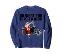 Oh Qué Divertido es Montar Cool Santa Claus Sudadera