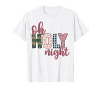Oh Santa Noche Jesús Feliz Navidad Los Cristianos aman a Cristo Camiseta
