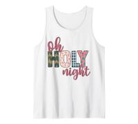 Oh Santa Noche Jesús Feliz Navidad Los Cristianos aman a Cristo Camiseta sin Mangas