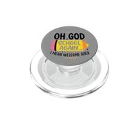 Oh School Again Cute Pencil Teacher Student Back to School PopSockets PopGrip para MagSafe