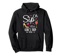 Oh Sip It's A Girls Trip 2025 Girls Weekend Vacation Party Sudadera con Capucha