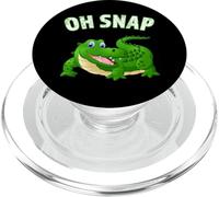 ¡Oh Snap! Divertido Cocodrilo Reptil Florida Humor PopSockets PopGrip para MagSafe