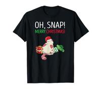 Oh Snap Gato arruina la Navidad Divertido felino Camiseta