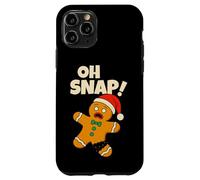 Oh Snap Gingerbread Man Funny Christmas Men Women Kids Carcasa para iPhone 11 Pro