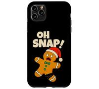 Oh Snap Gingerbread Man Funny Christmas Men Women Kids Carcasa para iPhone 11 Pro MAX