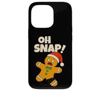 Oh Snap Gingerbread Man Funny Christmas Men Women Kids Carcasa para iPhone 13 Pro