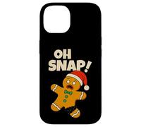 Oh Snap Gingerbread Man Funny Christmas Men Women Kids Carcasa para iPhone 14
