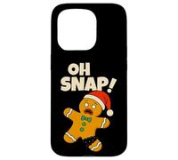 Oh Snap Gingerbread Man Funny Christmas Men Women Kids Carcasa para iPhone 15 Pro