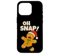Oh Snap Gingerbread Man Funny Christmas Men Women Kids Carcasa para iPhone 16 Pro