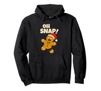 Oh Snap Gingerbread Man Funny Christmas Men Women Kids Sudadera con Capucha