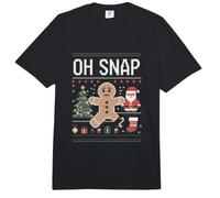 Oh Snap - Pijama Feo navideño de Hombre de Jengibre Comfort Colors Adult Heavyweight T-Shirt