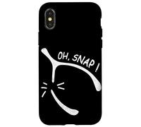 ¡Oh, Snap! Wishbone Divertido Hueso de Pavo Feliz Día de Acción de Gracias Carcasa para iPhone X/XS