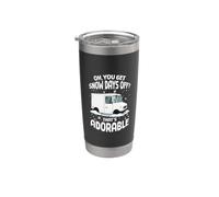 Oh, tienes días de nieve sin correo, divertida Navidad para un trabajador postal Vaso térmico de acero inoxidable de doble pared