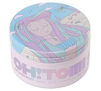 OH!TOMI Sales de baño para el cuidado corporal, 300 g, sal marina para baño de pies, alivio del estrés, aromaterapia, aditivo de baño con aroma de pomelo, cristales de baño con minerales, regalo perfecto para mujeres