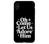 Oh Ven Déjanos Adorarlo Cristiano Jesús Navidad Carcasa para iPhone XS MAX