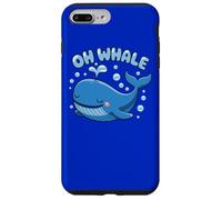 Oh Whale Juego de Palabras Ocean Orca Sea Aquarium Cute Funny Animal Carcasa para iPhone 7 Plus/8 Plus