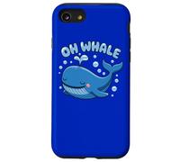 Oh Whale Juego de Palabras Ocean Orca Sea Aquarium Cute Funny Animal Carcasa para iPhone SE (2020) / 7/8