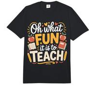 Oh What Fun It Is To Teach - Comfort Colors Adult Heavyweight T-Shirt