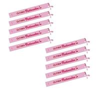 OH Yeah - 10 Bandas Última Putivuelta - Bandas Despedida Soltera - 150 x 10 cm - Accesorios Bandas Mujer para Despedida - Bandas Amigas - Papel PLASTIFICADO IRROMPIBLE