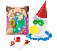 OH YEAH - 10 Bolsas de Cotillón 6 Piezas - Bolsa Accesorios Fiesta Crush Nochevieja - Nochevieja - Cotillón Fin de Año - Fiesta Fin de Año - Decoración Fiesta - Accesorios Nochevieja - DISEÑO ÚNICO