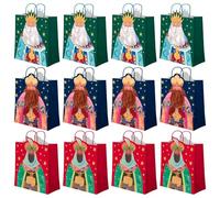 OH YEAH - 12 Bolsas Regalo Reyes Magos - 18 x 10 x 24 cm - 3 Diseños Variados - Regalo para Navidad - Bolsas para Regalos Temático Reyes Magos - Detalles Personalizados - REGALO ÚNICO
