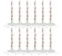 OH YEAH - 12 Unidades - Cañón Confeti Mariposas Blancas - 50 cm - Fiestas y Celebraciones - Ideal para Bodas, Cumpleaños, Eventos y Despedidas - Gran Potencia de Alcance - FÁCIL DE USAR