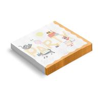 OH YEAH - 20 Unidades - Servilleta Papel Fiesta Gatitos - 33 x 33 cm - Platos, Vasos, Servilletas y Mantel - Decoración Mesa Cumpleaños Infantil - Celebraciones y Fiestas Temáticas de Animales