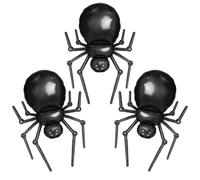 OH YEAH - 3 unidades Globo Foil Araña Halloween - 120 cm Talla XXL - Decoración Terror - Globo Foil Negro - Accesorios Decoración Pared Halloween - FÁCIL DE HINCHAR