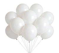 OH YEAH - Decoración Cumpleaños Real Madrid - Ideal para Fiestas Infantiles - Pack Cumpleaños Futbol - Ambiente Futbolero - Para Comuniones y Eventos Temáticos (Globo Blanco)