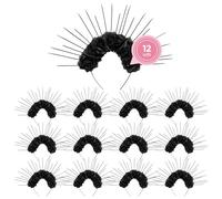 OH YEAH - Diadema Halloween - Accesorio Disfraz Bruja, Catrina, Hechicera o Demonio - Decoración con Murciélagos - Ideal para Fiestas, Día de Muertos y Sesiones de Fotos