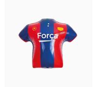 OH YEAH - Globo Foil Camiseta Fútbol Azul y Rojo - 84 cm - Globos de Futbol - Decoración Globos Comunión - Globos Fútbol Cumpleaños - Decoración Fútbol - APTO HELIO