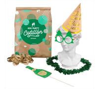 OH YEAH - Lote 10 Bolsas de Cotillones - Pack Cotillón Biodegradable Nochevieja - Cotillón - Fiesta Fin de Año - Decoración Fiesta - Accesorios Nochevieja - DISEÑO UNICO