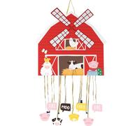 OH YEAH - Piñata de Cumpleaños Grande de Granja de 42 x 39,5 cm - Decoración Fiestas Infantiles Niño y Niña - Piñatas Grandes para Rellenar con Juguetes y chuches.